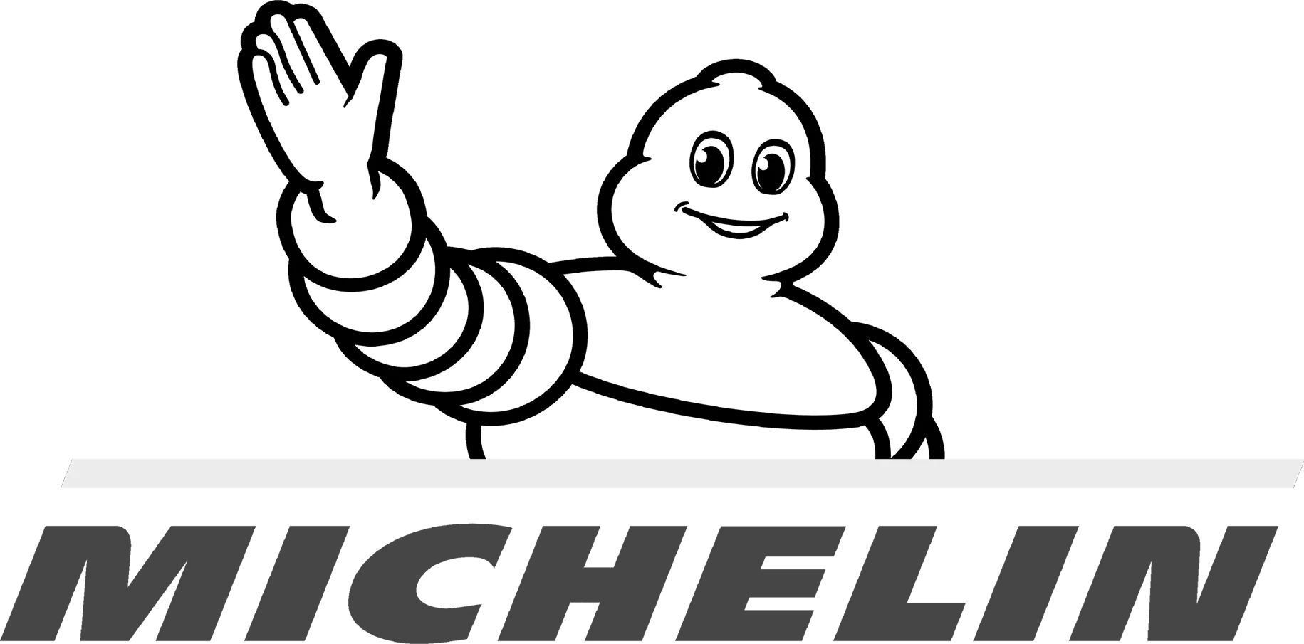 michelin logo noir et blanc